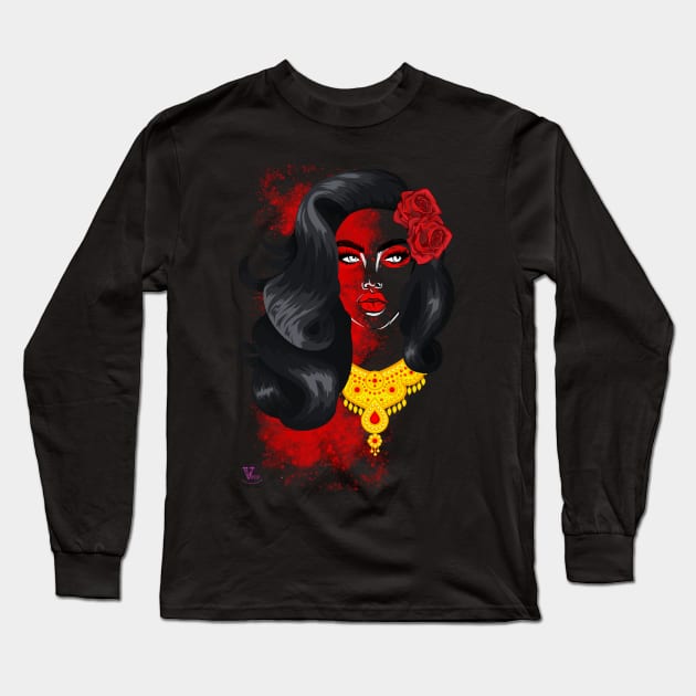 Lady in red Long Sleeve T-Shirt by Viper Unconvetional Concept